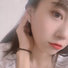 老鳳祥四葉草銀耳釘女生輕奢時(shí)尚氣質(zhì)銀耳環(huán)七夕情人節(jié)禮物女送女友老婆 心形四葉草耳釘 曬單實(shí)拍圖