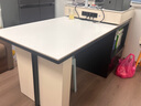 風(fēng)之意巖板島臺餐桌一體家用可伸縮桌子簡(jiǎn)約奶油風(fēng)長(cháng)方形飯桌SRMG-CT27 伸縮島臺(含柜)-單餐桌 1.6m(公牛插座-無(wú)茶爐) 曬單實(shí)拍圖