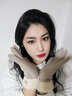 CHALL KITTY手套女冬季保暖毛線(xiàn)手套女士騎行防寒針織手套2025新款送女友老婆 香檳色-高端品牌禮盒裝高級感 曬單實(shí)拍圖