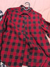優(yōu)衣庫【驚喜價(jià)】童裝男童女童法蘭絨格子襯衫長(cháng)袖襯衣紅色482995 16 紅色 160 曬單實(shí)拍圖
