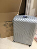 新秀麗（Samsonite）行李箱20+28英寸拉桿箱雙尺寸套裝箱旅行箱包TS7銀色密碼箱 曬單實(shí)拍圖