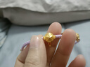 周生生 黃金轉(zhuǎn)運珠足金Charme魔卡少女櫻聯(lián)名小櫻串珠單顆定價 星之鑰匙93747C 曬單實拍圖