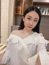法蔻（farcoko）輕奢小雛菊項鏈女花朵吊墜小清新鎖骨鏈清純520情人節(jié)禮物送女友 清新小雛菊項鏈-皎月色 曬單實拍圖