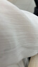 百圖betu女裝夏季新款襯衫圓領泡泡袖繡花寬松短袖上衣女2406T07 白色 M 曬單實拍圖