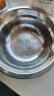 拜格（BAYCO）304不锈钢盆 汤盆大汤碗饭盆沙拉盆洗菜盆调料盆和面16CM BX6070 实拍图