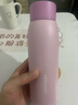 希諾（HEENOOR） 保溫杯女士316L不銹鋼學(xué)生簡(jiǎn)約輕量便攜水杯可愛(ài)個(gè)性潮流杯子 粉色490ml 曬單實(shí)拍圖