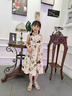 Dudant國際品牌女童連衣裙夏裝2025新款洋氣兒童夏季薄款森系田園風背心 淺黃 130 cm 曬單實拍圖