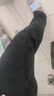 啄木鳥(niǎo)牛仔褲男2025春秋季潮流百搭直筒闊腿褲子男寬松彈力青少年長(cháng)褲男 黑色常規 3XL 建議165-180斤 曬單實(shí)拍圖