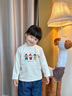 幼歌（YOUGE）嬰幼兒冬季新款萌趣保暖半高領(lǐng)打底衫寶寶親膚柔軟上衣 炒米 90 cm 曬單實(shí)拍圖