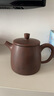 行走樹(shù)日進(jìn)斗金壺廣西欽州坭興陶純手工坭興壺功夫茶壺泥興壺廣西特產(chǎn) 古銅色，黃勁連章 210ml 曬單實(shí)拍圖