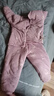 babylove寶寶夾棉套裝冬季純棉護肚保暖睡衣夾棉加厚家居服兩件套 蝶紫 100 曬單實(shí)拍圖
