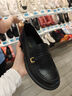 西遇樂(lè )福鞋女2026新款春季簡(jiǎn)約法式一腳蹬小皮鞋通勤黑色單鞋 黑色 預售20天 39 曬單實(shí)拍圖