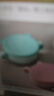 新安代恒溫碗輔食碗寶寶吃飯專(zhuān)用防摔兒童餐具注水碗防燙帶蓋多功能 感溫黃綠+濾渣吸管【防漏設計】 曬單實(shí)拍圖