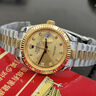 勞力士王子瑞士進(jìn)口手表男士日志香擯鉆系列自動(dòng)機械表商務(wù)防水夜光專(zhuān)用男表 瑞士男表-間金金面+贈送真皮表帶 曬單實(shí)拍圖