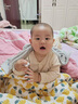 拉比夾棉新生兒連體衣25秋冬新款保暖寶寶爬服嬰兒衣服0-25月 全開連體衣 90cm 曬單實拍圖