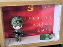 曾小萌兵小萌兵哥哥軍戀相框擺件軍人公仔兵人手辦退伍送女友紀(jì)念品禮物 擺件A款(人偶自選一個(gè)) 荒漠拿Q（人偶） 曬單實(shí)拍圖