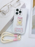 素洛AI按鍵全包適用蘋(píng)果17promax手機殼Air可愛(ài)立體西高地iPhone16pro創(chuàng  )意卡通帶掛繩14高級感好看防摔 【古董白】精孔液態(tài)-貝殼紋眼鏡狗+掛繩 iPhone 14 Pro 曬單實(shí)拍圖
