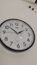 康巴丝（Compas）挂钟 创意简约钟表客厅石英钟表挂墙时钟 c2855 黑色 晒单实拍图
