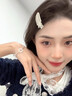 JALLOO白月光平安扣手鏈小眾ins高級感輕奢首飾品女生日禮物送女友閨蜜 白月光平安扣手鏈 曬單實拍圖