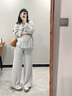 革曼孕婦裝秋冬裝2025新款毛衣軟糯慵懶風(fēng)套裝大碼上衣褲子兩件套秋季 休閑套裝(優(yōu)質(zhì)版) XL(建議135-155斤) 曬單實(shí)拍圖
