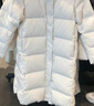 匹克長款羽絨服男秋冬新款加絨連帽保暖加厚鴨絨外套運動服男女同款 本白 M 曬單實拍圖