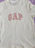 GAP女裝2025春季新款純棉發(fā)泡膠印logo短袖T恤常規休閑上衣727460 奶白色 M (165/84A) 亞洲尺碼 曬單實(shí)拍圖