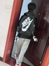 耐克（NIKE）男女雙肩包背包 大容量旅行包電腦書(shū)包休閑包DV1296-010 黑白 曬單實(shí)拍圖