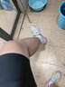 黑鯨【海瀾之家旗下】腰間抽繩休閑中褲男款褲子夏季字母繡花短褲寬松 黑色10 L 175/84A 曬單實(shí)拍圖