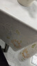 布蓝格 日本进口餐桌布防水防油桌布PVC免洗蕾丝茶几布桌布长方形台布 马德里-桔色花 130*180cm 实拍图