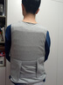 高甲防護戶外馬甲防刺服背心 耐砍防身服防刺軟質(zhì)防刺衣輕便鎖子甲出國 身高170-175體重65-75灰色M碼 曬單實拍圖