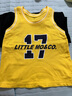 little MO&Co.童裝夏裝男童純棉背心運動(dòng)無(wú)袖籃球服兒童上衣中大童 明黃色 120 120/60 曬單實(shí)拍圖