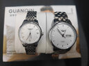 冠琴（GUANQIN）瑞士認證情侶手表一對全自動(dòng)機械表夜光高檔女表送女友圣誕節禮物 情侶表一對-本色白面 曬單實(shí)拍圖