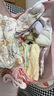 童泰嬰兒衣服新生兒連體衣秋冬季夾棉保暖寶寶衣服純棉蝴蝶哈衣2件裝 藍色小熊 52cm 曬單實拍圖