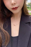 HR赫蓮娜輕奢18K金項鏈女彩金鎖骨鏈情人節(jié)生日禮物送女友老婆 魚生有你項鏈（輕奢款） 曬單實拍圖