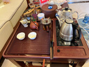 錦格 德國電木茶盤(pán)全自動(dòng)一體套裝電器燒水壺家用功夫茶具茶臺茶托盤(pán) 德國紫檀料框架單茶盤(pán)70*50*5cm 曬單實(shí)拍圖