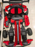 十月同辛兒童電動(dòng)卡丁車(chē)3-9歲漂移甩尾汽車(chē)可坐大人四輪玩具遙控童車(chē)商用 紅色24v+加大車(chē)身長(cháng)度可調，無(wú)極變速油門(mén) 曬單實(shí)拍圖