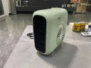 海尔（Haier）取暖器暖风机家用台式电暖器小型冷暖电暖气节能热风扇办公室暖风扇浴室热风机卧室烤火炉 牛油果绿 HNF-2026A 实拍图