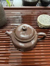 洛湘宜興紫砂壺名家吳榮華手工茶壺原礦紫砂朱泥德鐘壺家用功夫泡茶壺 德鐘壺 200ml 曬單實拍圖