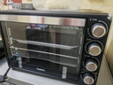 格蘭仕（Galanz）【國家補貼】電烤箱 家用 40L大容量 上下獨立控溫 多層烤位 機械操控 烘培爐燈多功能 K42 經(jīng)典黑 40L 黑色 曬單實(shí)拍圖