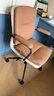 得力（deli）KF302U皮椅電腦椅 書(shū)房椅書(shū)桌椅 人體工學(xué)椅家用 歐式復古學(xué)習椅 曬單實(shí)拍圖
