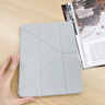 閃魔適用ipad air7/6保護套2025/24款11英寸ipad air7/6保護殼帶筆槽air5/4通用亞克力透灰抗摔防彎 曬單實(shí)拍圖
