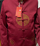 拾福中老年唐裝情侶套裝春秋季大壽星外套爺爺奶奶喜慶服裝中國風(fēng)唐裝 紅色秋款上衣 2XL 女款 （125-135斤） 曬單實(shí)拍圖