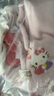 戴維貝拉【Hello Kitty聯(lián)名】冬裝睡衣女童法蘭絨家居服套裝造型 曬單實(shí)拍圖
