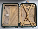 新秀麗（Samsonite）行李箱20英寸拉桿箱時(shí)尚豎條紋旅行箱包綠色GU9密碼登機箱 曬單實(shí)拍圖