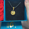 中國黃金CHINA GOLD平安扣黃金項(xiàng)鏈足金小胖福吊墜七夕情人節(jié)禮物送女友老婆生日實(shí)用 京速達(dá)-足金乾坤圈小胖福項(xiàng)鏈 曬單實(shí)拍圖
