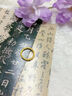 中國(guó)黃金（CHINA GOLD）櫻花黃金戒指女足金古法素圈對(duì)戒婚戒七夕情人節(jié)禮物送女友老婆 18#櫻花戒指約1.1g*甄選禮盒 曬單實(shí)拍圖