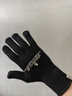 馬登工裝 美式復古針織印花手套冬季全指防寒保暖戶(hù)外騎行手襪男 黑色 均碼 1雙 曬單實(shí)拍圖
