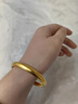 金宙泥鰍背黃金手鐲999足金包銀大氣百搭寬面古法鐲子送媽媽現貨速發(fā) 【62圈口】泥鰍背手鐲 包金3克【10MM寬】總重約30克 曬單實(shí)拍圖