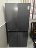 美的（Midea）熊墩墩601雙系統純平全嵌凈味除菌十字四開(kāi)門(mén)一級無(wú)霜家用電冰箱BCD-601WUSPZM(E)海貝黛 曬單實(shí)拍圖