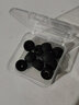 適用入耳式藍(lán)牙耳機(jī)套耳塞套硅膠頭耳塞vivo三星耳帽小米AKG索尼皮套beats軟塞通用皮堵冒配件 黑色中號(hào)6對(duì)【子彈頭硅膠套】 曬單實(shí)拍圖